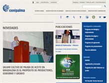 Tablet Screenshot of cenipalma.org